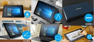 Cube iWork 10 Flagship 6つの形態