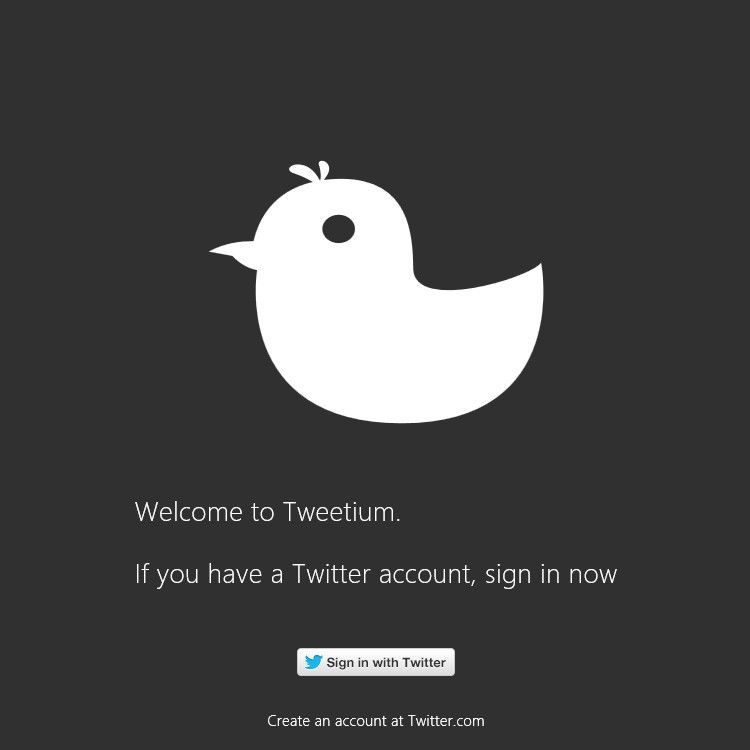 Tweetiumのロゴ
