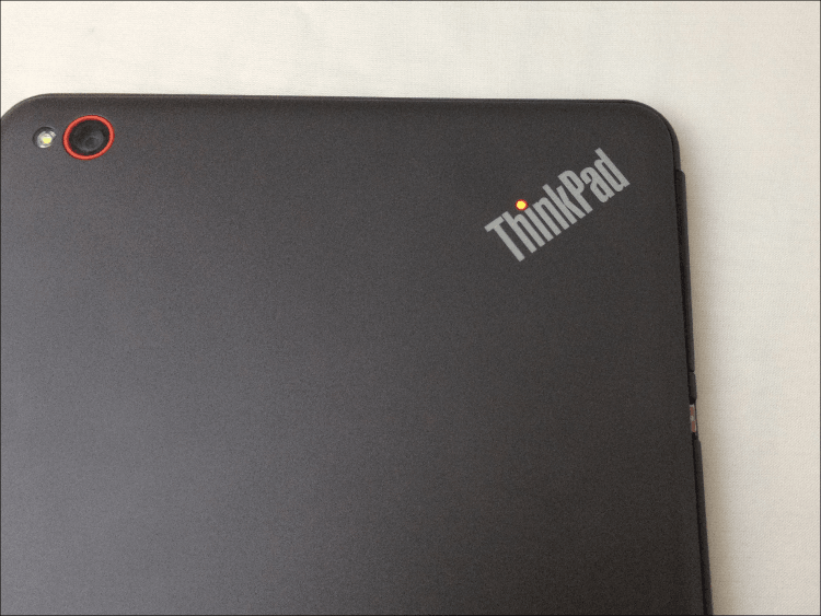 ThinkPad 8 背面上部