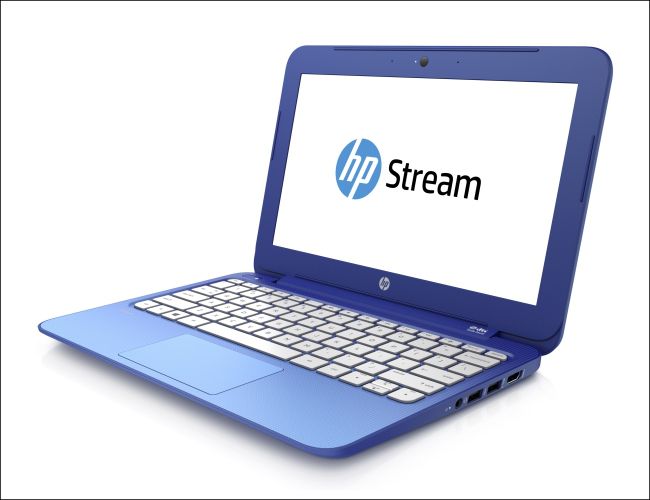 HP Stream 11のポップなブルー