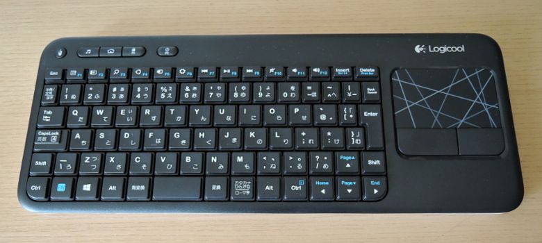 Logicool Wireless Touch Keyboard K400r