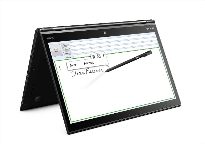 Lenovo ThinkPad X1 Yoga 手書き入力
