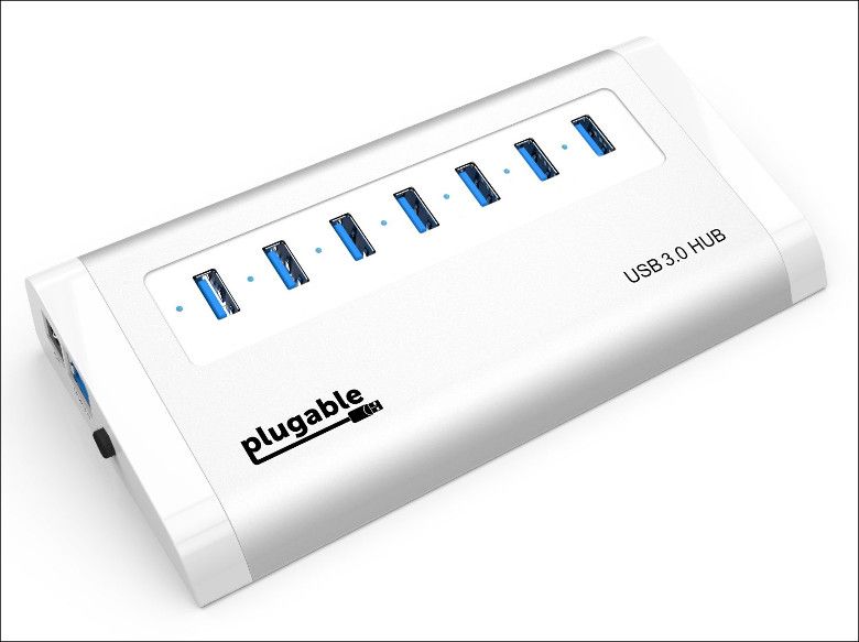 Plugable USB 3.0 SuperSpeed採用7ポートハブ