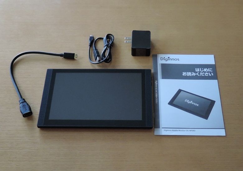 Diginnos DG-NP09D 8.9インチ モバイルモニター - ディスプレイ 