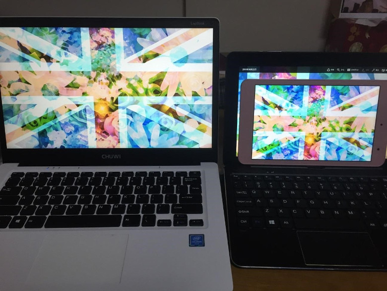 Chuwi LapBook 14.1 QUA Tabと比較