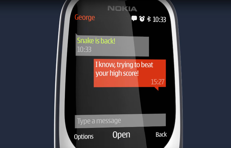 Nokia 3310 テキスト入力