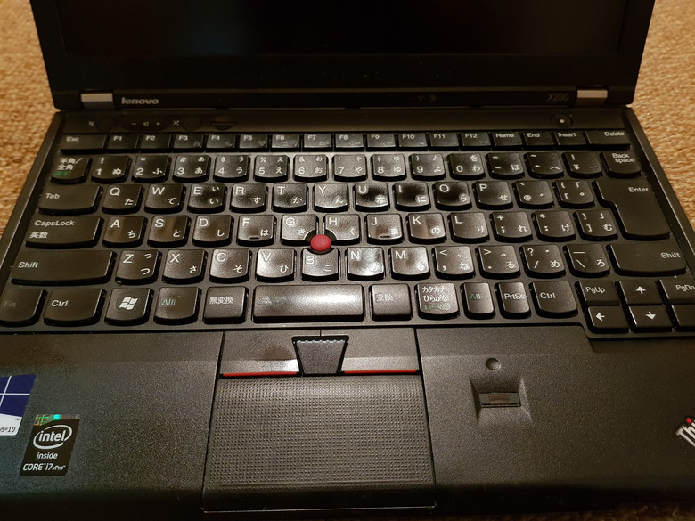 Lenovo ThinkPad x230 キーボード