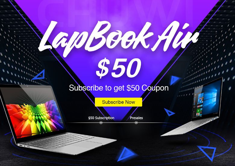 CHUWI LapBook 50ドルオフキャンペーン