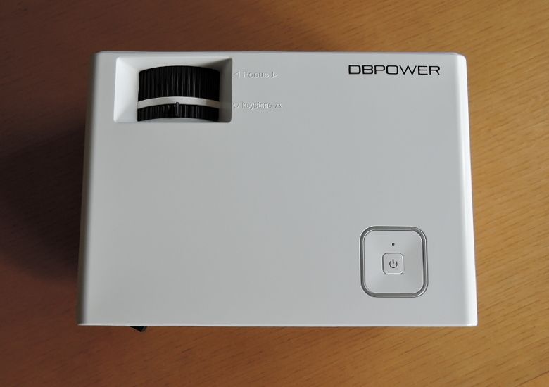 DBPOWER RD-810 プロジェクター 上面