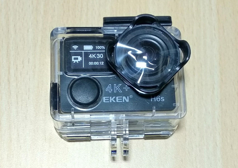 EKEN H6s EIS 4K+ アクションカメラ 防水ケース