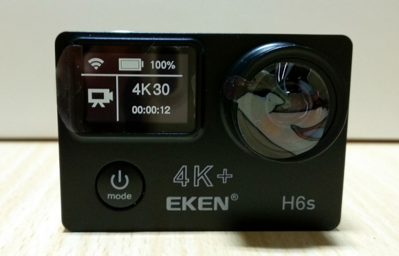 EKEN H6s EIS 4K+ アクションカメラ 正面