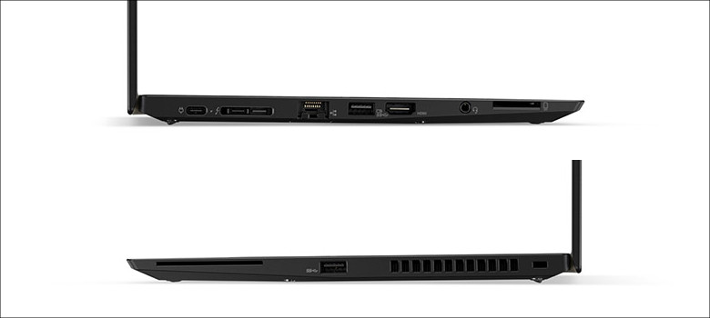 Lenovo ThinkPad T480s 側面