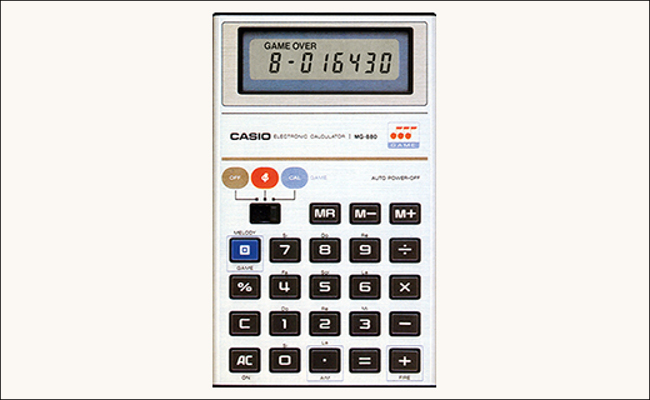 カシオ ゲーム電卓 SL-880 － 昔なつかしゲーム電卓が復活！これは絶対買う！