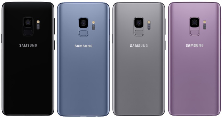 Galaxy S9&S9+ 本体カラーリング