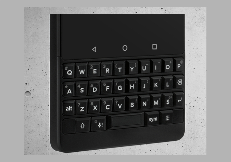 BlackBerryらしさを象徴するキーボード
