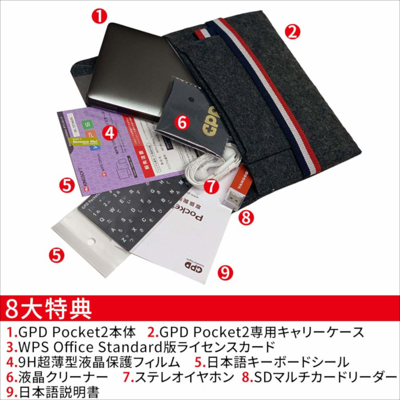 GPD Pocket 2 Amber Black 国内発売