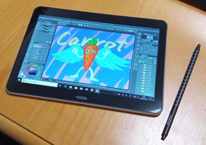 ドスパラ Raytrektab Dg D10iwp レビュー 10インチのイラスト作成特化型windowsタブレット をじっくり使い込んでみました 実機レビュー Natsuki