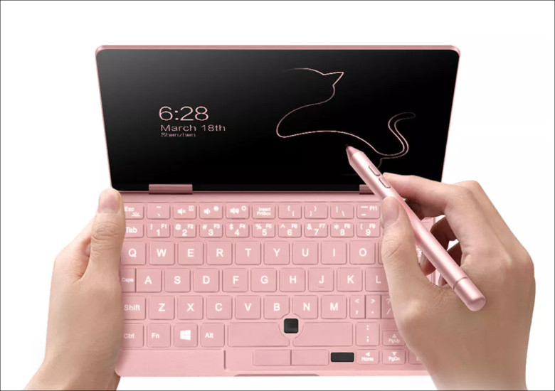 One Netbook One Mix 2S Pink cat edition