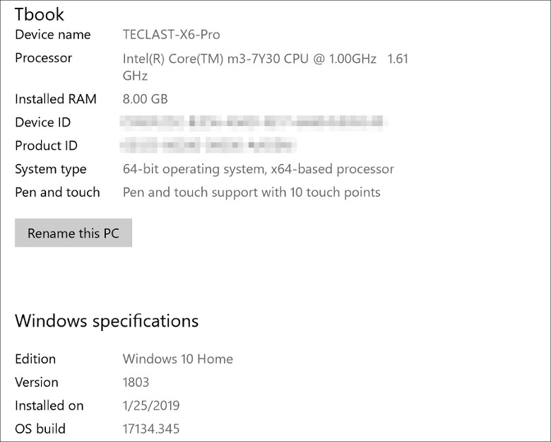 Teclast X6 Pro レビュー