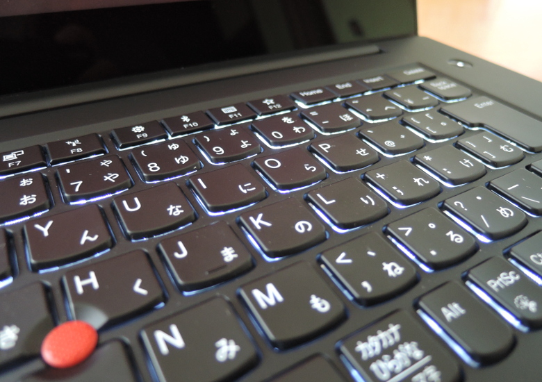 Lenovo ThinkPad X1 Extreme キーボードバックライト