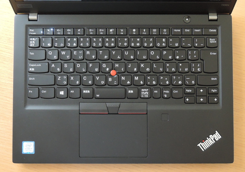 Lenovo ThinkPad T490s キーボード