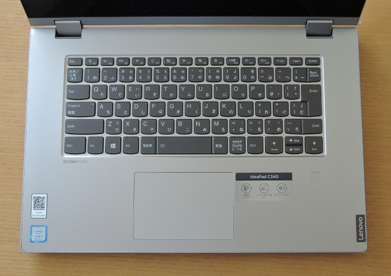 Lenovo IdeaPad C340 (15) キーボード