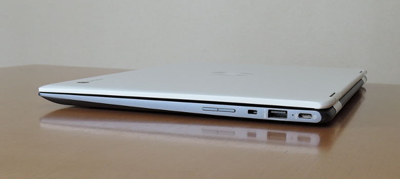 HP Chromebook x360 14 右側面