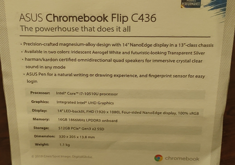 ASUS Chromebook C436