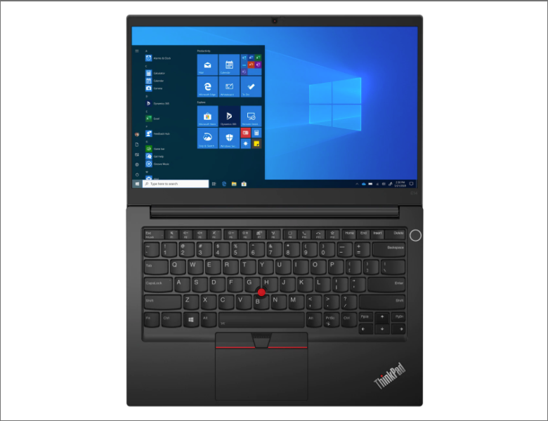 ThinkPad E14 Gen2のキーボード部分の画像