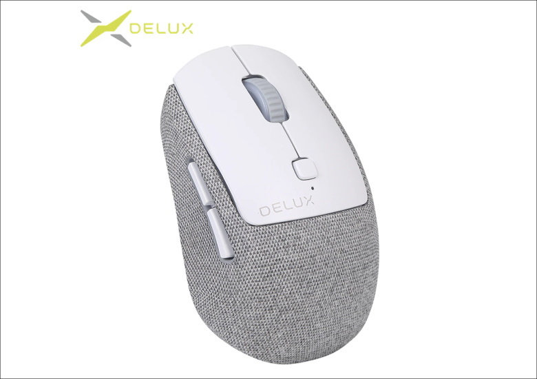 マルチデバイス対応の布地マウス「Delux M520」