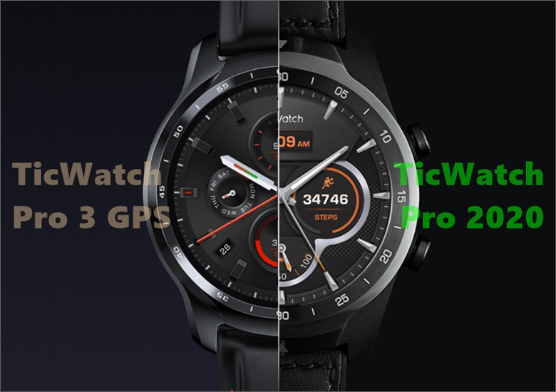 Ticwatch Pro 2020 vs Pro 3 GPS