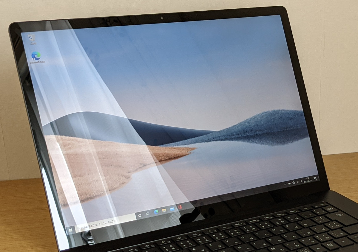 Microsoft Surface Laptop 4（15）ディスプレイ