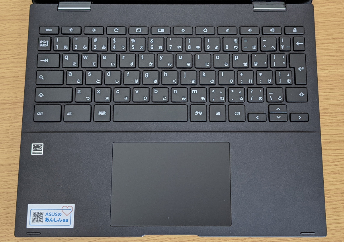 ASUS Chromebook Flip CM3 キーボード