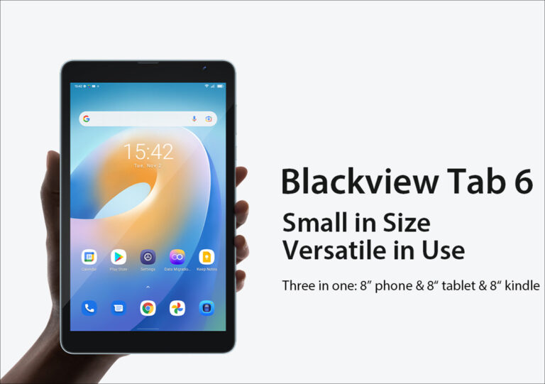 Blackview Tab 6 － 使いやすいサイズの8インチAndroidタブレットがBlackviewから！発売記念セールも開催中です