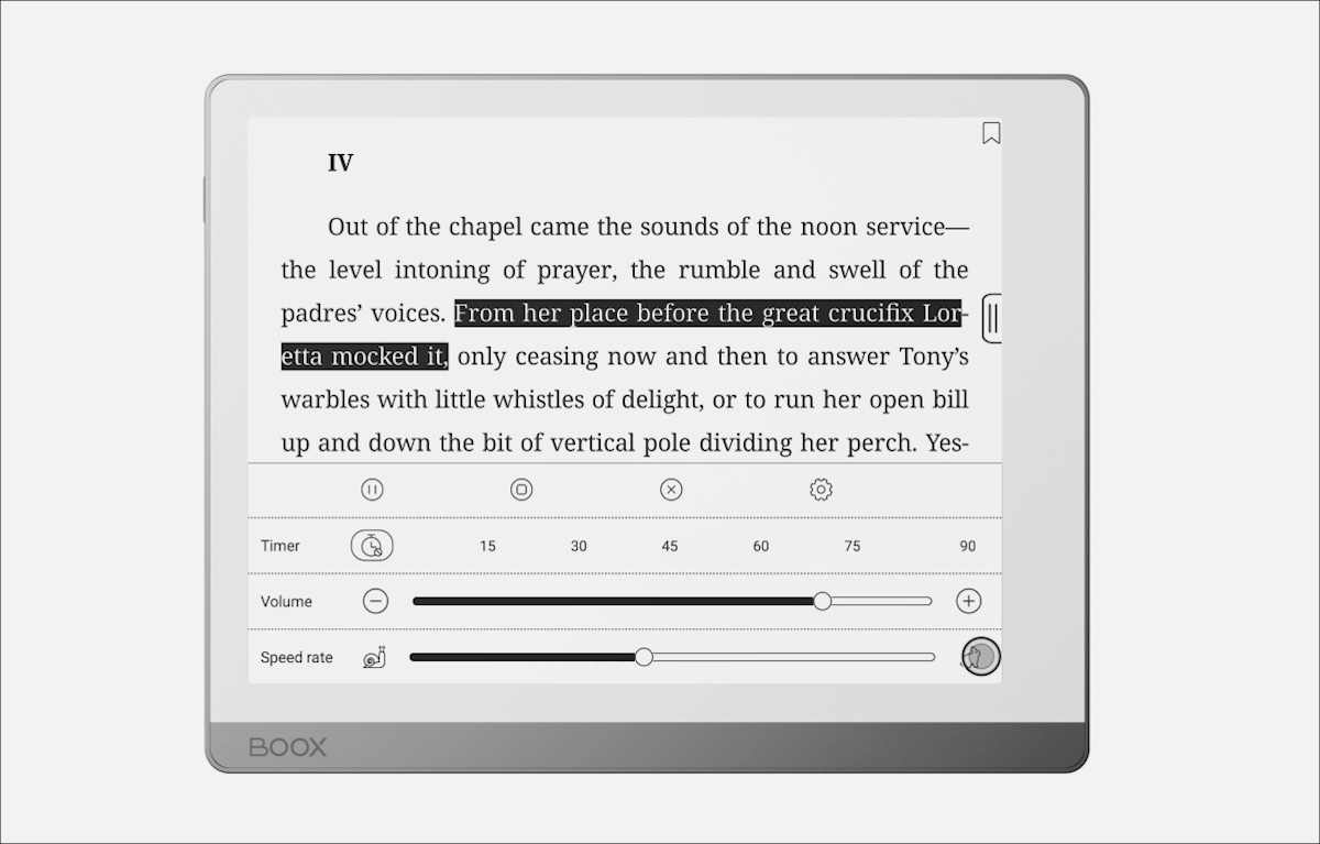 BOOX Leaf － 7インチとコンパクトなE-Ink搭載Android タブレット 