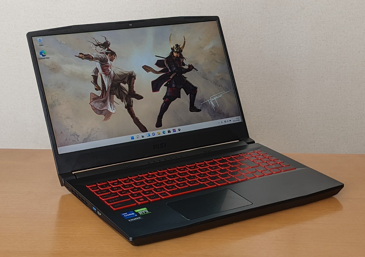 MSI Katana GF66 12Uの実機レビュー － Alder LakeのCore i7-12700Hを