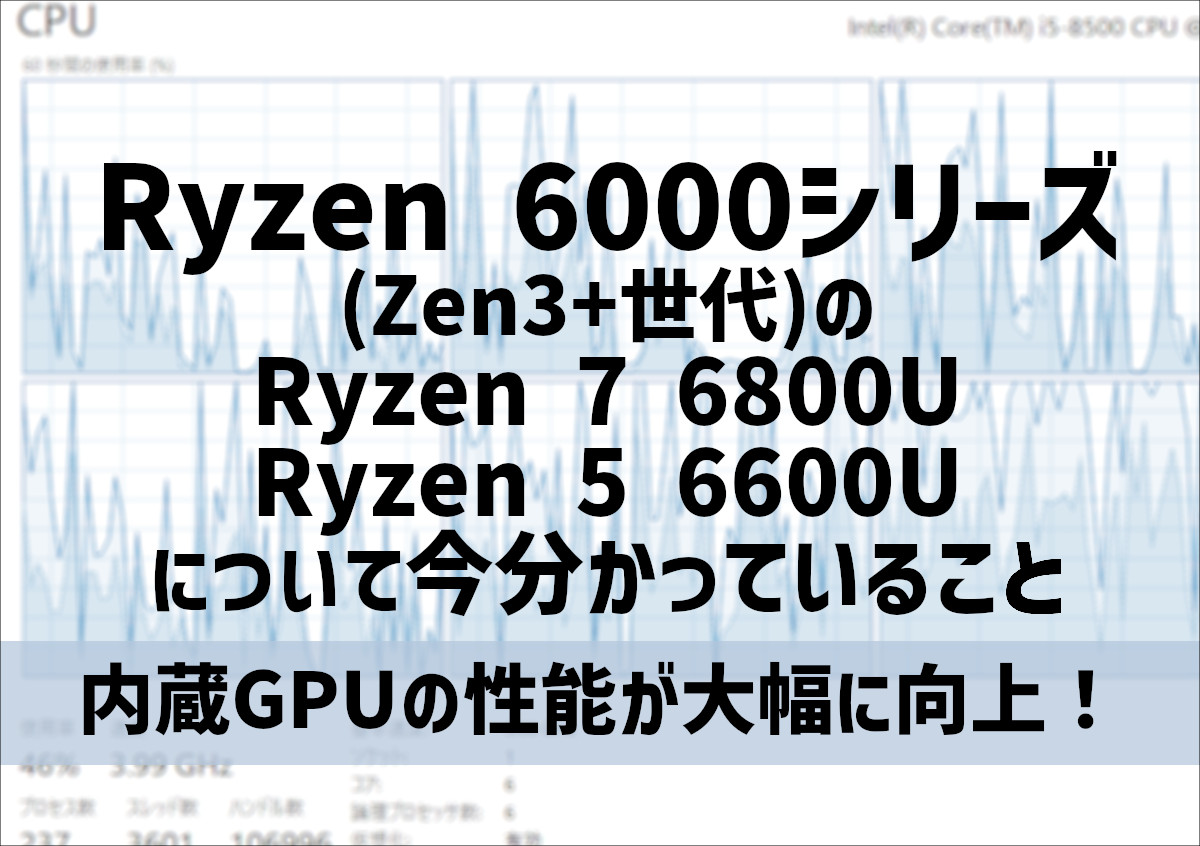 Ryzen 6000シリーズ