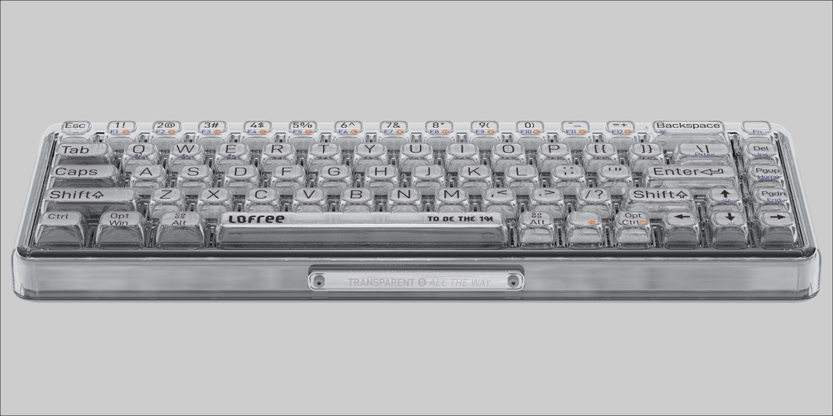 Lofree 1% Dual Mode Transparent Mechanical Keyboard
