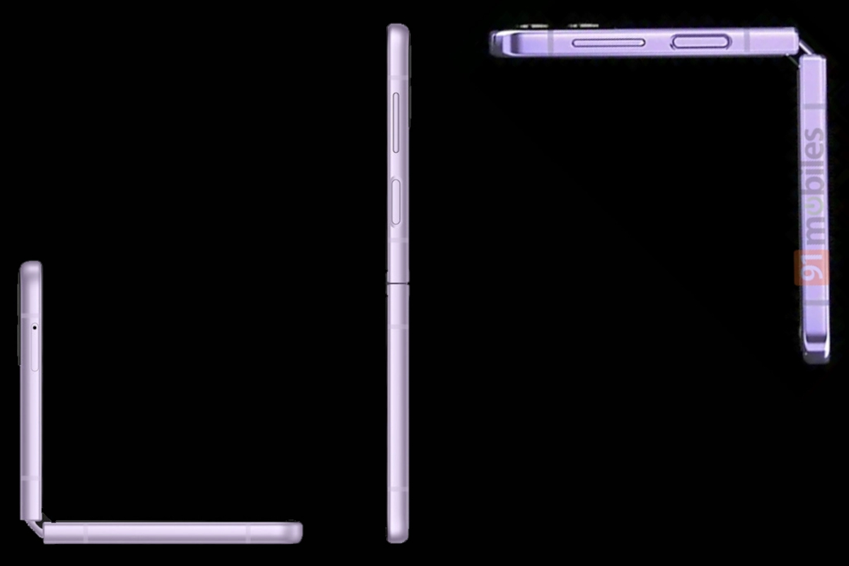 Galaxy Z Flip 3との比較画像
