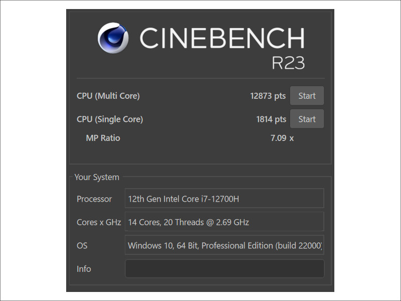 mouse DAIV 6P-RT CINEBENCH R23