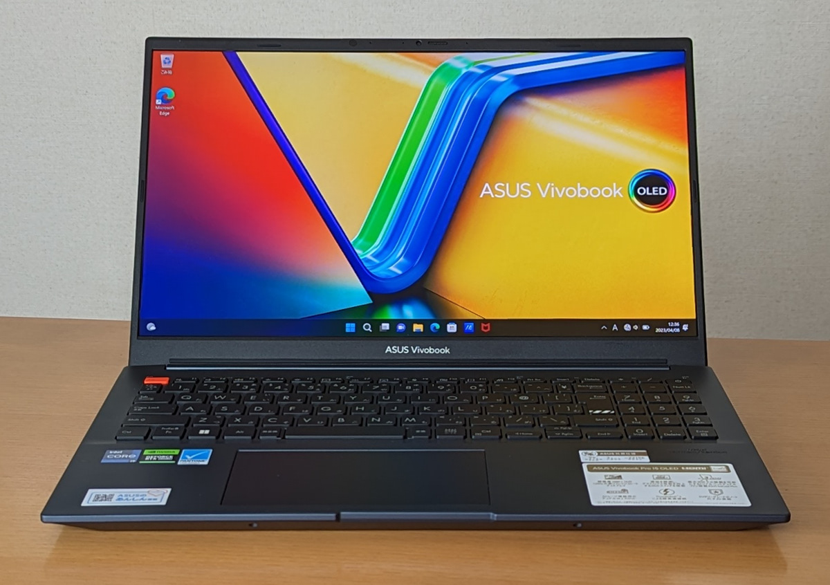 ASUS Vivobook Pro 15 OLED K6502VV ディスプレイ