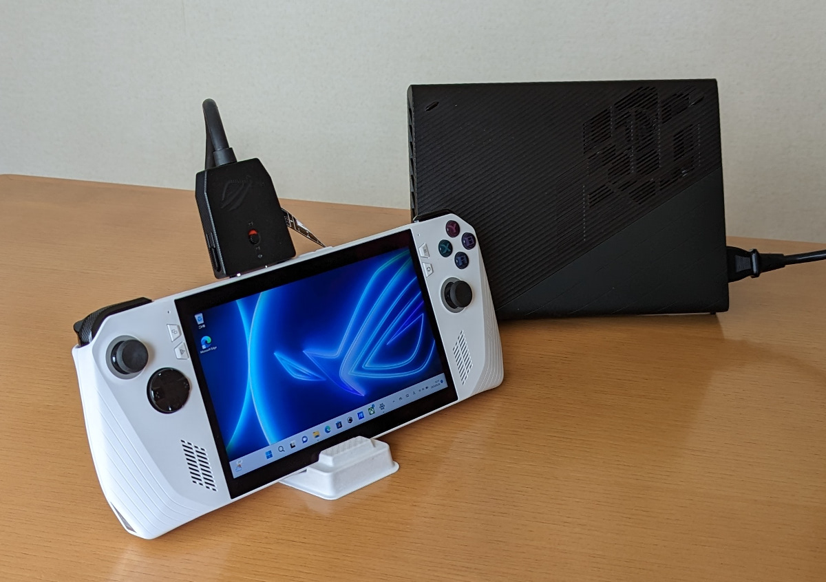 ASUS ROG Ally レビュー（ROG XG Mobile接続編）－ コンパクトな