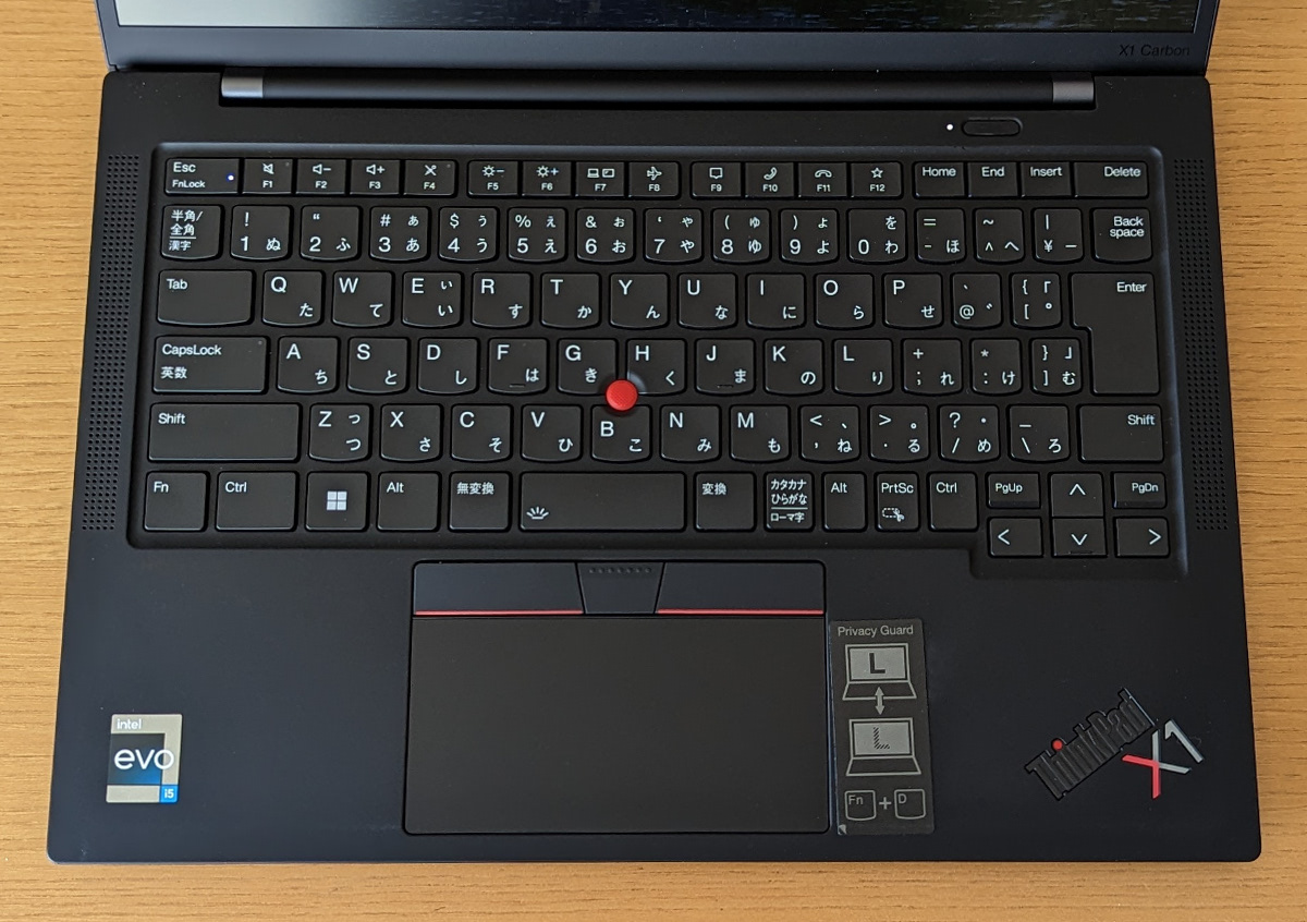 Lenovo ThinkPad X1 Carbon Gen 11 キーボード