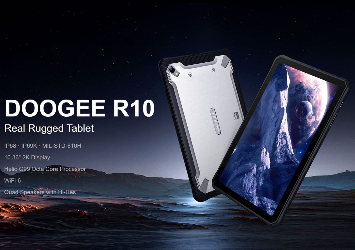 防水タブレット✨Android13✨10インチ DOOGEE R10 耐衝撃