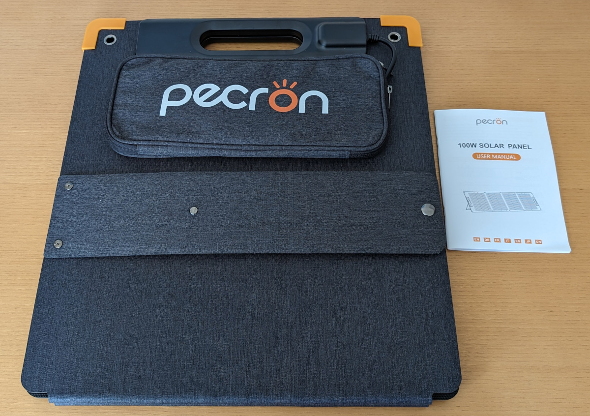 PECRON E300LFPポータブル電源 ソーラーパネル