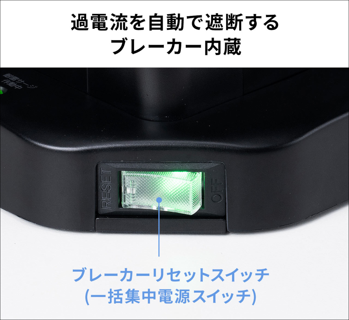 サンワサプライ タワー型電源タップ 700-TAP074BK