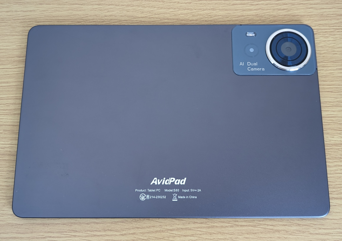 AvidPad S80 背面