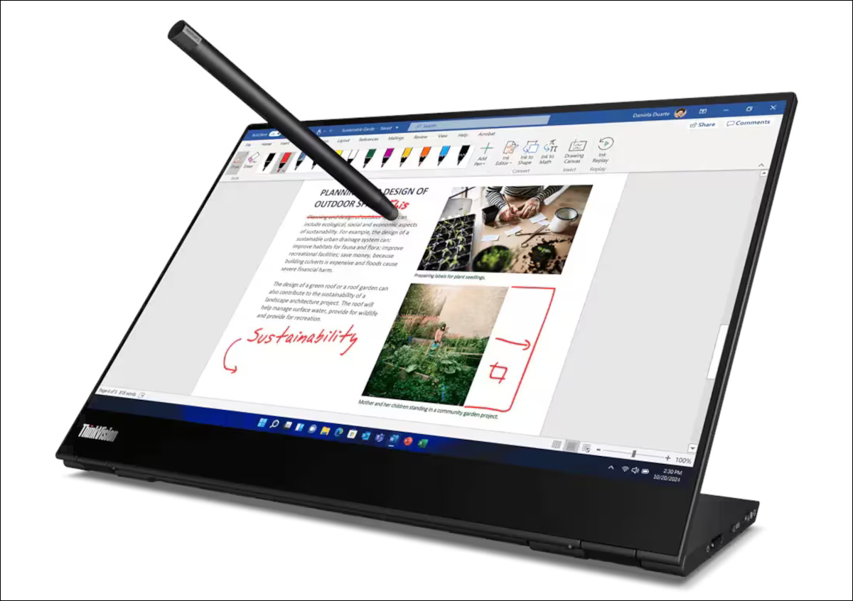 Lenovo ThinkVision M14t Gen 2