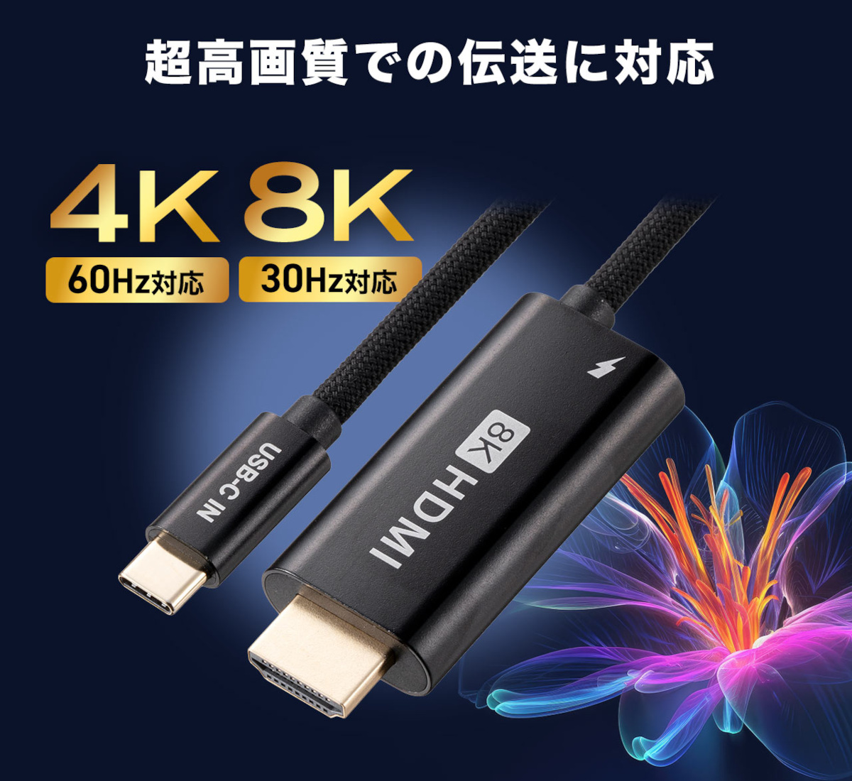 サンワダイレクト USB Type-C HDMI変換アダプタ 500-KC044/500-KC045