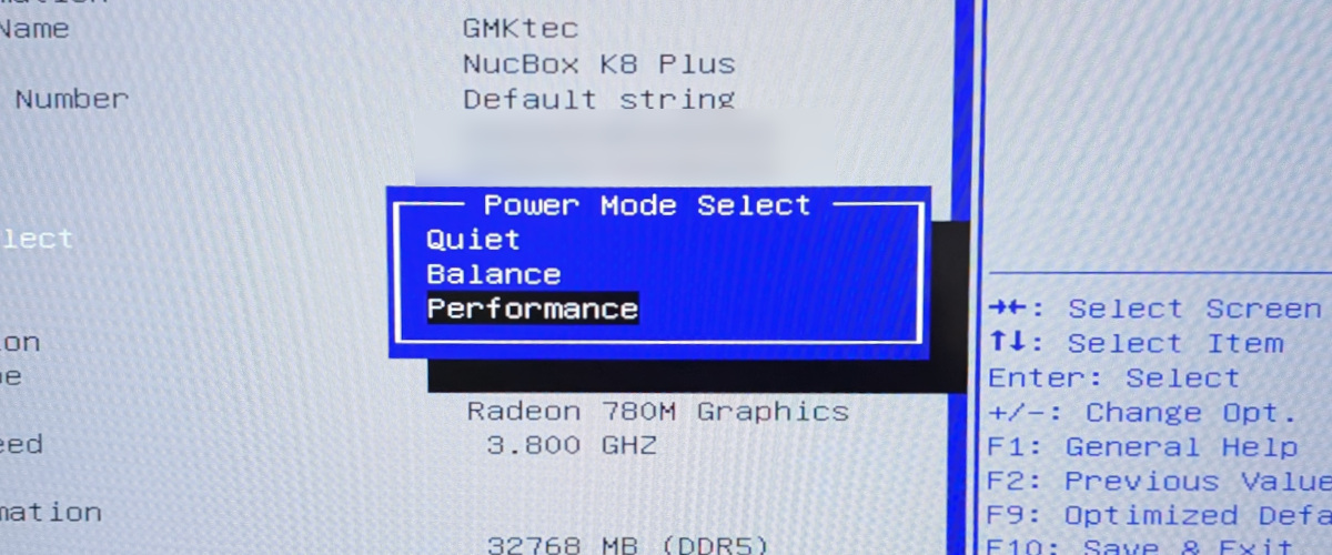 GMKtec NucBox K8 Plus BIOS